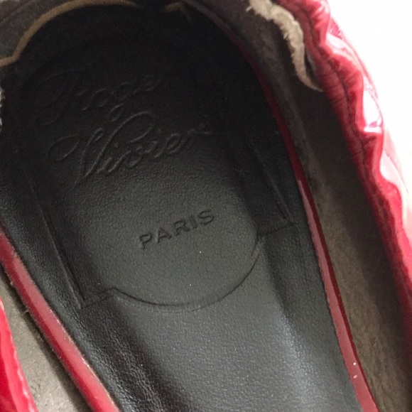 Roger vivier red chips patent leather flats - Picture 3 of 8